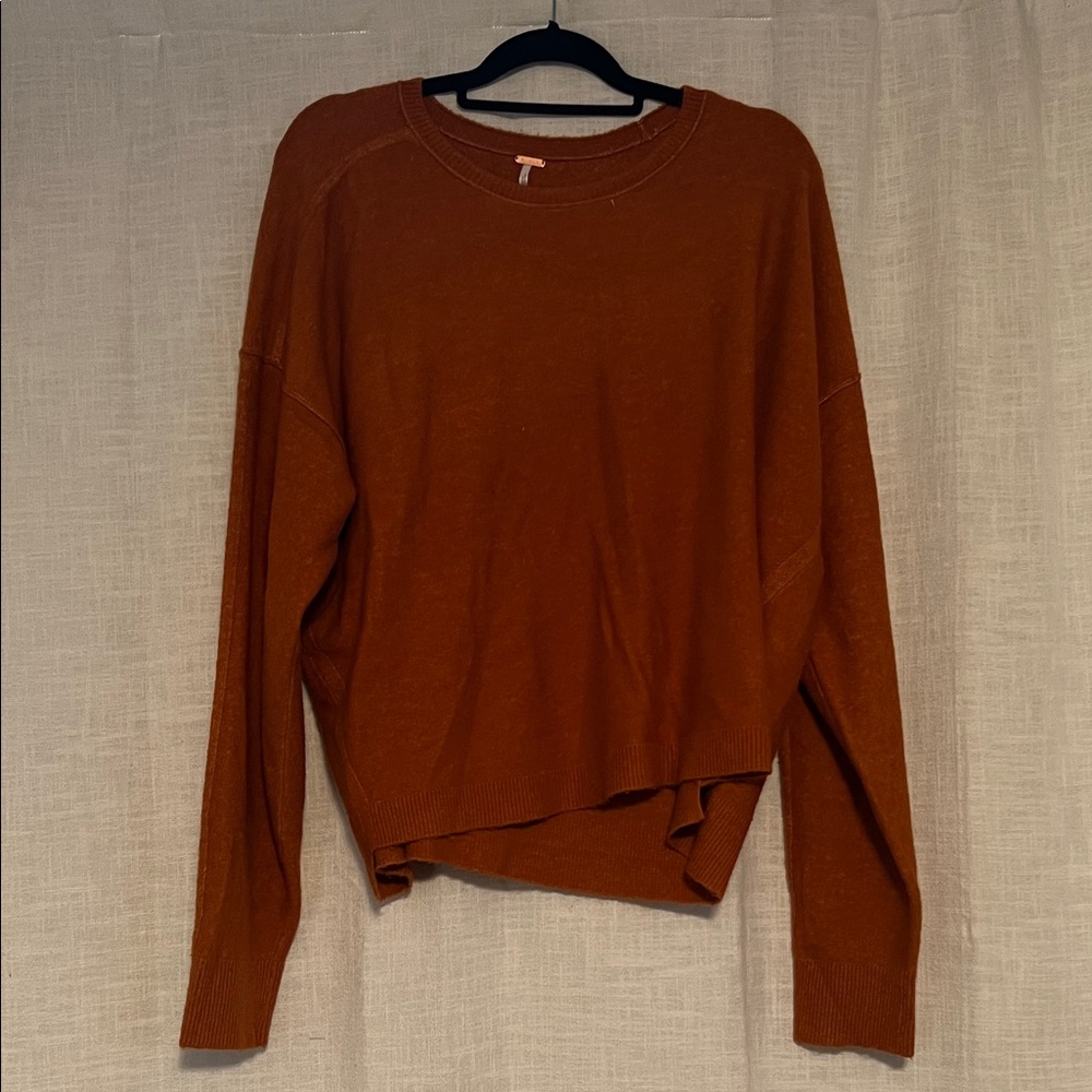 Free People Burnt Orange Sweatshirt